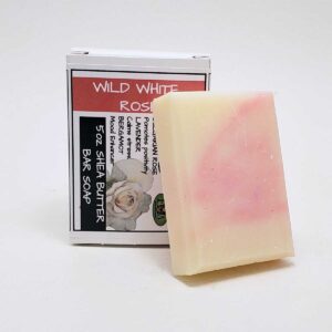 Cold-Process Bar Soaps 4-5oz - Wild White Rose - Scent